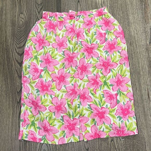 Talbots Womens Pure Silk Pencil Skirt Floral High Waist Lined Multicolor Size 4 - Picture 5 of 5